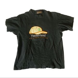 Timberland T Shirt w/ Leather FRONT